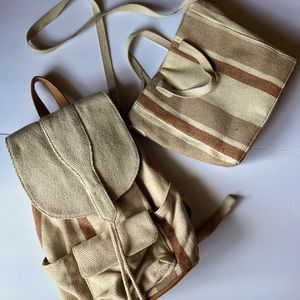 Matching Universal Thread Backpack and Crossbody Bag